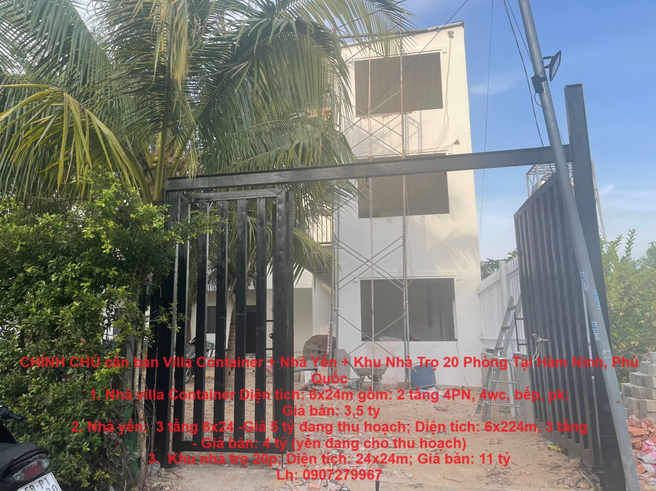 CHÍNH CHỦ cần bán Villa Container + Nhà Yến + Khu Nhà Trọ 20 Phòng Tại Hàm Ninh, Phú Quốc - Ảnh chính